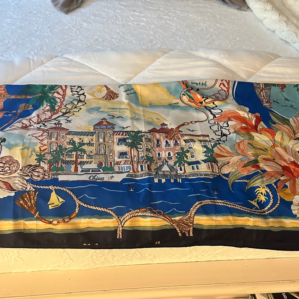 Chicos Sanibel Island XL scarf